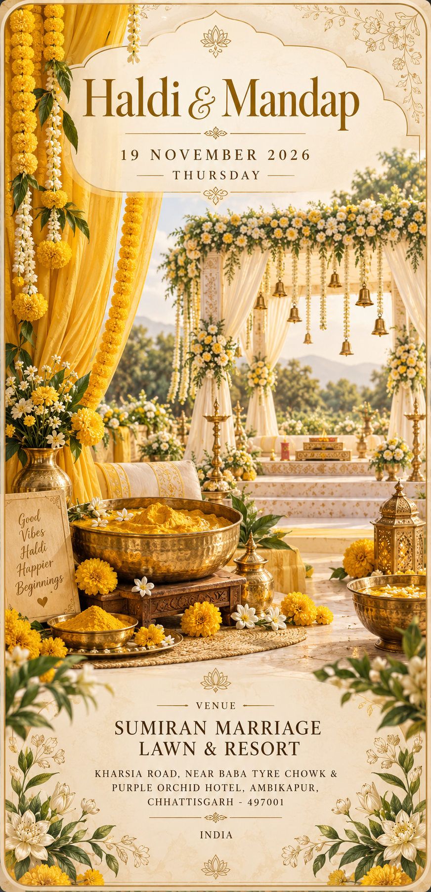 Haldi & Mandap